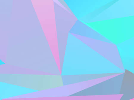 Simple geometric background. Minimal design. Abstract the combination of colored paper. Triangles, shapes of different scale and shape. Vector illustration. The trend of flat, minimalist style.のイラスト素材