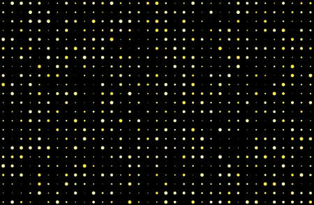 Night lights on dark background. The yellow flash. Vector illustrationのイラスト素材