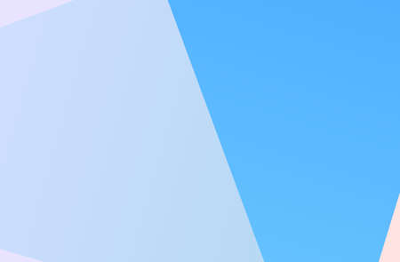The combination of colored geometric shapes. Minimal design. Light Pink, Blue color The combination of colored geometric shapes. Minimal design. background.  Vector illustrationのイラスト素材
