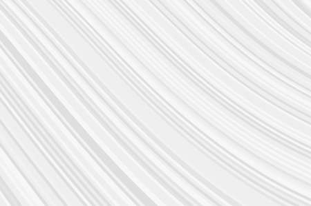 White gray geometric pattern with stripes. Wavy simple background. Light backdrop for design layouts. Modern minimalist style. Textured surfaceのイラスト素材