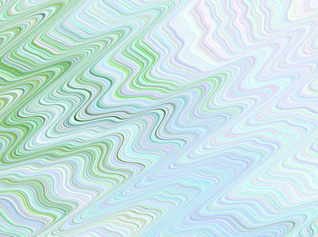 Pink, green vector pattern with liquid shapes. A vague circumflex abstract illustration with...