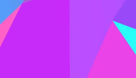 Geometric shapes Wallpaper for print, advertising, social media, networks. Vivid gradient. Neon colors. Abstract geometric background. Vector illustration. Dynamic styleのイラスト素材