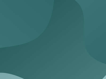 Smooth, wavy geometric shapes Wallpaper. Vector illustration. Different shades of green, emerald...