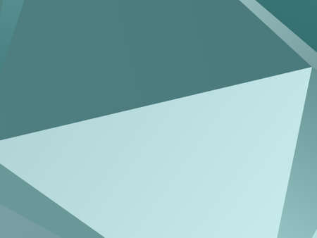 Green geometric background with triangles of different shapes and sizes. A combination of geometric...