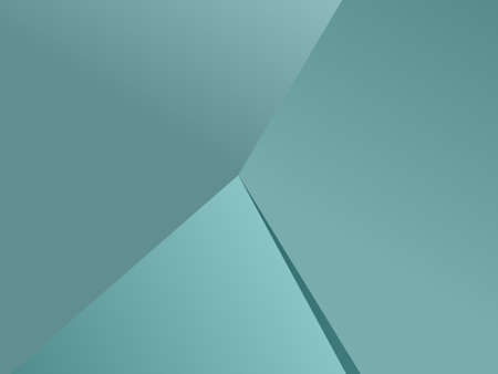 Green geometric background with triangles of different shapes and sizes. A combination of geometric...