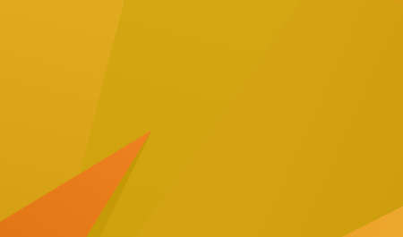 Orange geometric background with triangles of different shapes and sizes. A combination of geometric shapes Modern minimalist style Vector illustration Abstract paper, polygonal pattern, origami styleのイラスト素材