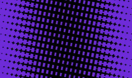 Dark purple background with criss-crosses. Abstract pattern in minimalist style. Scalable vector...