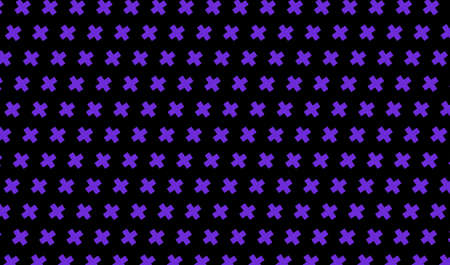 Dark purple background with criss-crosses. Abstract pattern in minimalist style. Scalable vector graphics.のイラスト素材