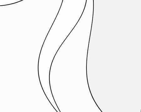 Elegant texture with wavy lines, abstract geometric pattern. Black and white vector illustration of design element for creating modern art backgrounds, patterns.のイラスト素材