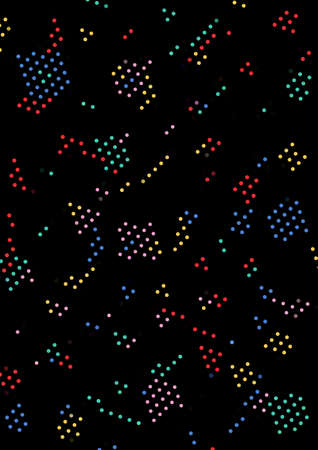 Dotted panel. Abstract technological background in modern minimalist style. Grunge halftone texture. Pattern for design of covers, posters, web banners. Vector illustrationのイラスト素材