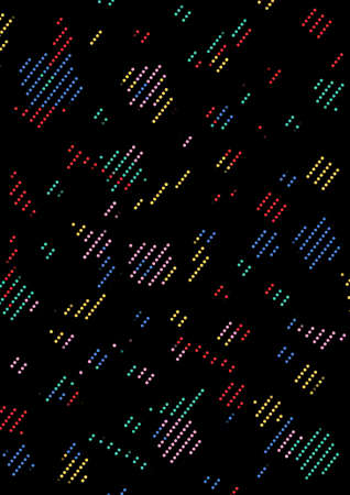 Dotted panel. Abstract technological background in modern minimalist style. Grunge halftone texture. Pattern for design of covers, posters, web banners. Vector illustrationのイラスト素材