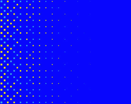 Pattern in the style of 8-bit graphics with small squares. Retro pattern of 80's. Scalable vector graphics.のイラスト素材