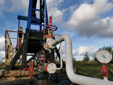 Industry Equipment Close Up, Oilfield, Oil Derrick