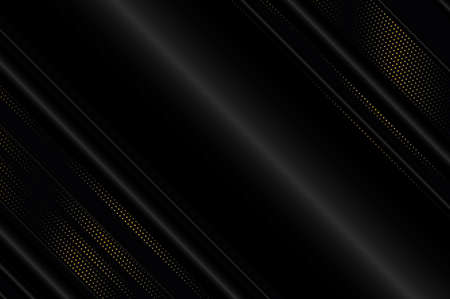 Elegant luxury background with gold glitter, sequins. Dynamic style. Stylish backdrop for different purposes. Dark layout for banners, covers, Wallpapers, and social media. Golden glitter confetti.のイラスト素材