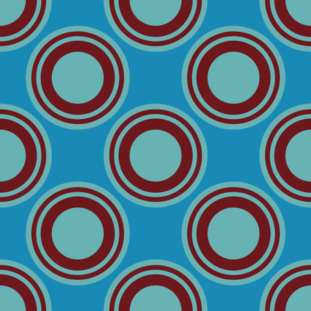 Seamless pattern with circles. Vector illustration.のイラスト素材