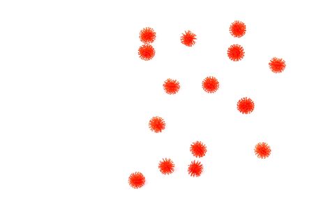 Abstract virus strain model of MERS-Cov or middle East respiratory syndrome coronavirus and Novel...