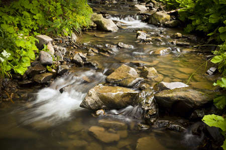 Waterfall on a river