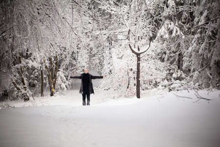 Beautiful winter photo taken in polish Beskidy mountains - Rogacz hillの写真素材
