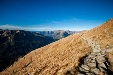 Beautiful panorama in Tatry mountains, Czerwone Wierchy, ÄervenÃ© vrchyの写真素材