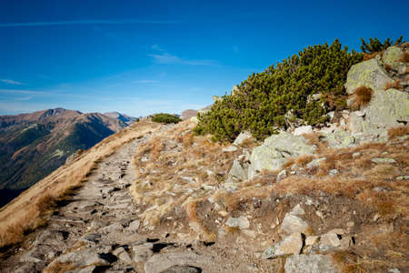 Beautiful panorama in Tatry mountains, Czerwone Wierchy, Cervene vrchy