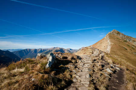 Beautiful panorama in Tatry mountains, Czerwone Wierchy, Cervene vrchy