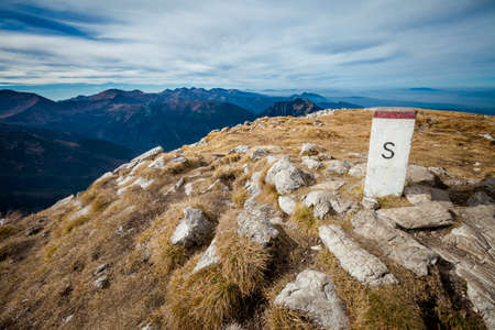 Beautiful panorama in Tatry mountains, Czerwone Wierchy, Cervene vrchy