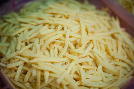 Fresh bamboo shoots. Traditional thai market.の写真素材
