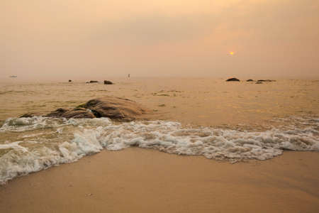 Summer landscape on tropical Hua Hin in Thailand. Landscape of south east Asia.の写真素材