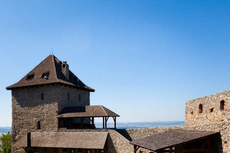 Beautiful old ruins of Stary Jicin castle. Beautiful Czech landscapeの写真素材