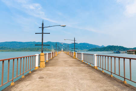 Summer landscape on tropical koh Chang island  in Thailand. Landscape taken from Ban Che Bae.の写真素材