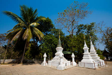Amazing Wat Xieng Thong temple in touristic Luang Prabang in Laos. History and religius symbols of south east Asia.の写真素材