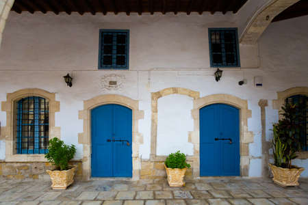 Beautiful architecture of Larnaca. Cityscape taken on Cyprus island.
