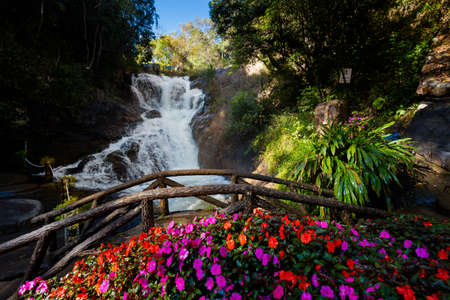 Beautiful mountain Datanla Falls in Da Lat, Vietnam. Lam Dong province.の写真素材