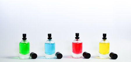 Multicolor bottle perfume set