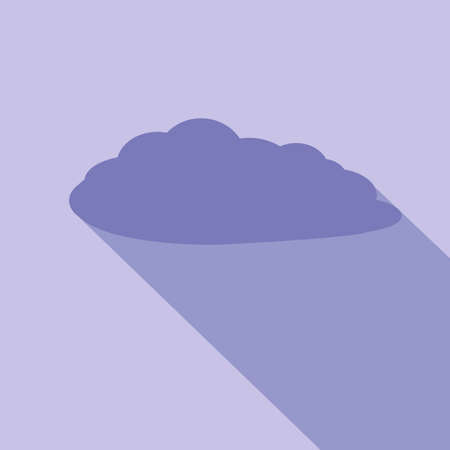 Vector illustration a pastel cloud.