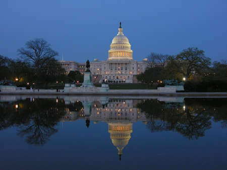 The US Capitolの写真素材