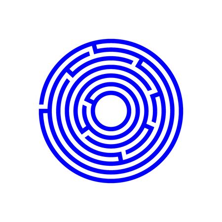 maze circle ediucation conundrum find the right wayのイラスト素材