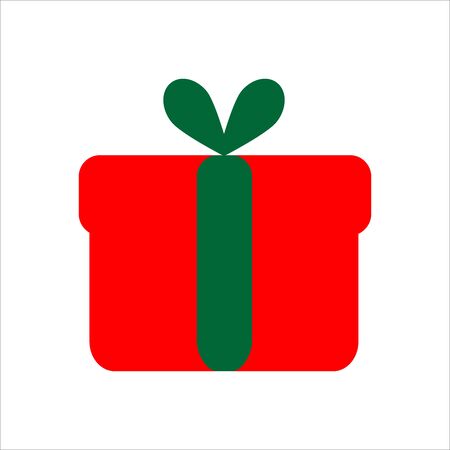 celebration gift icon celebration event and birthday. Present gift box.のイラスト素材