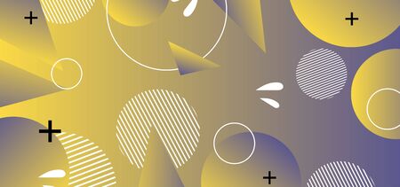 Vector abstract background with geometric shapes.のイラスト素材