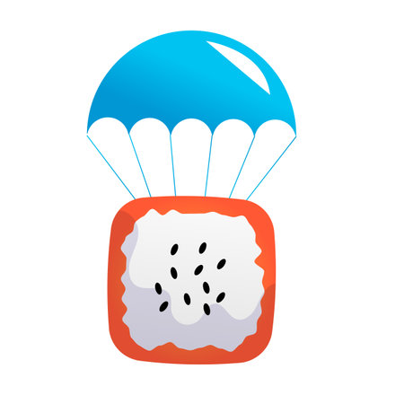 Japanese food flat illustration on the white background.のイラスト素材