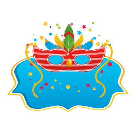 Carnival and Birthday Party Festival Celebration Vector Illustrationのイラスト素材