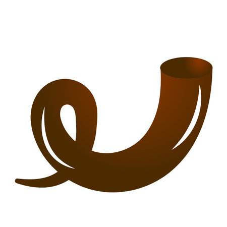 Yom Kippur Jewish Day of Atonement Vector Illustrationのイラスト素材