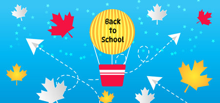 Back to School Background with Copy Space.のイラスト素材