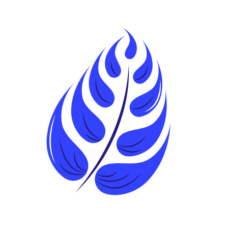 Flat flower yellow and blue colors of Ukraine vector illustration on white background.のイラスト素材