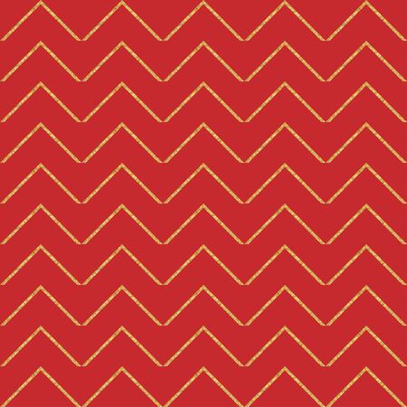 Gold geometric seamless pattern. Vector illustration.のイラスト素材