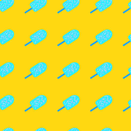 Ice cream seamless pattern background.のイラスト素材