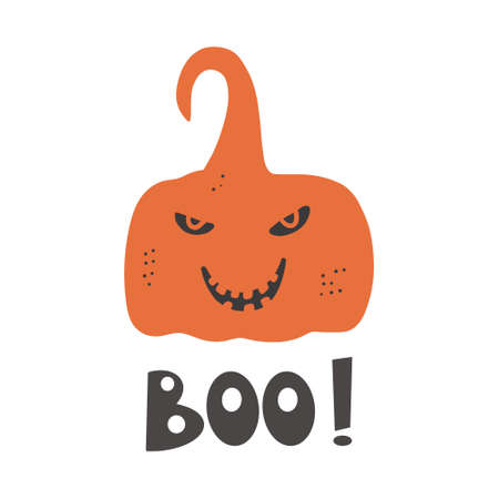 Boo Halloween Silhouette Halloween scene pumpkin Halloween iconsのイラスト素材