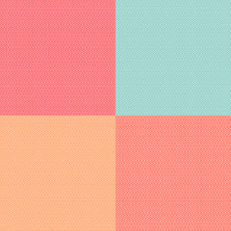 Illustration of Seamless pattern texture set