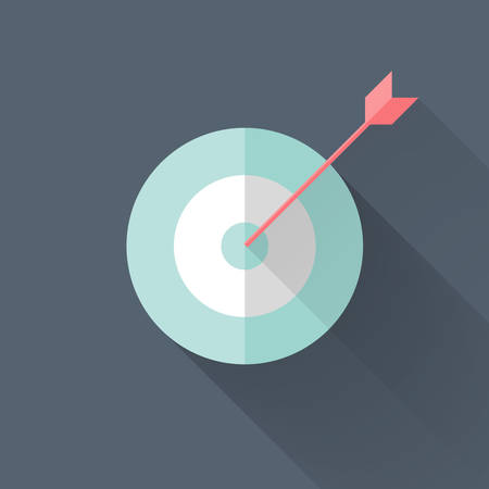 Illustration of Flat target iconのイラスト素材