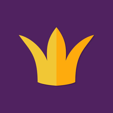 Illustration of Christmas Crown Flat Iconのイラスト素材